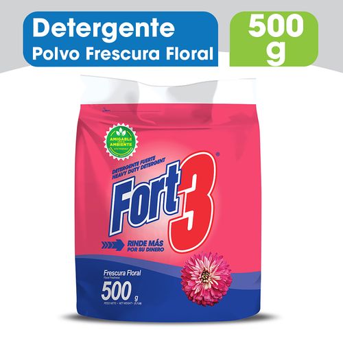 Detergente En Povo Fort3 Frescura Floral - 500g