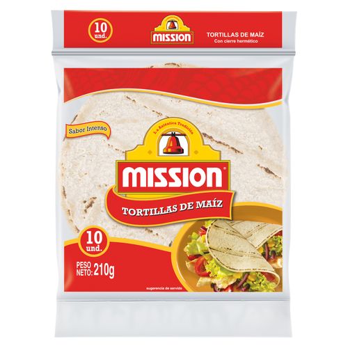 Tortilla Mission Maiz 10 Unidades - 209Gr