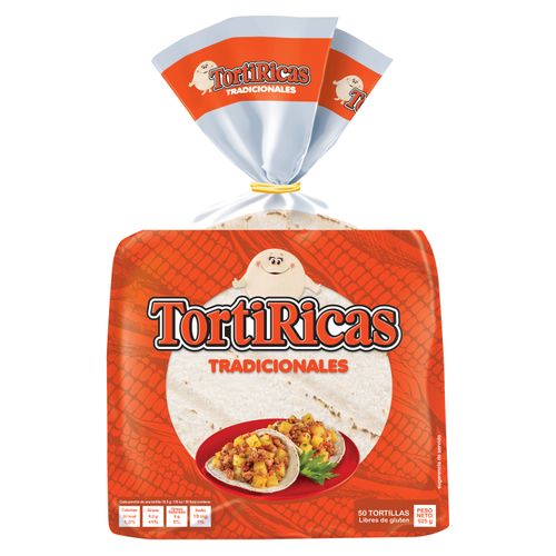 Tortilla Maiz Tortirica Tradi 50 Unidades  - 925Gr