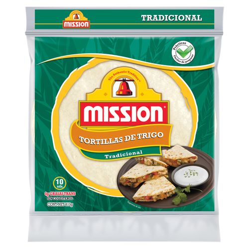 Tortillas de trigo Mission para burritos, 10 uds - 810 g