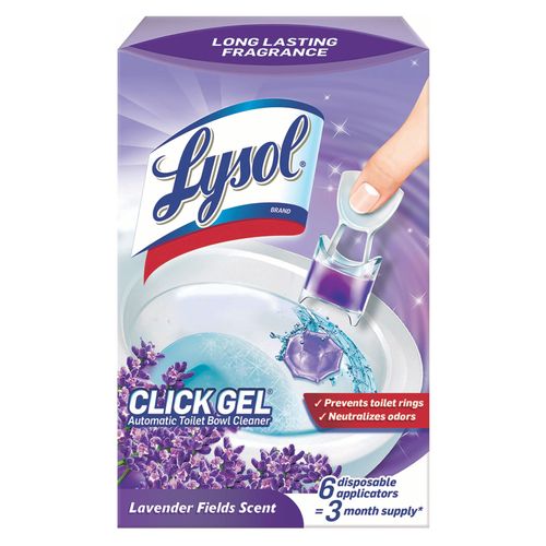 Click Gel Para Baño Lysol Lavanda -6 Unidades