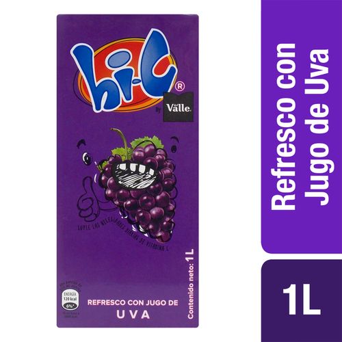 Bebida Hi C, uva tetrapack -1L