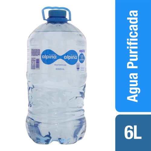 Agua Alpina Purificada Botella - 6000 ml