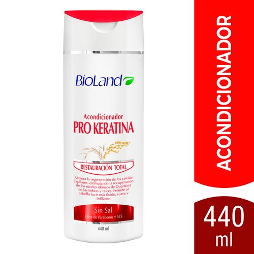 Acondicionador Bioland Pro Keratina Restauración Total -440ml
