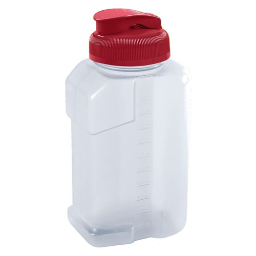 Refresquero Antigoteo Guateplast de Plástico Color Rojo Capacidad -1 L