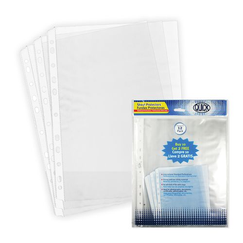 Fundas Protectoras Quick Carta 12 Und