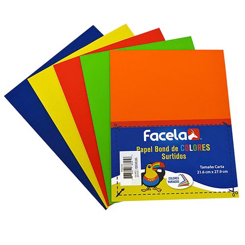 Facela Papel Bond Col Basic Tc 100 H