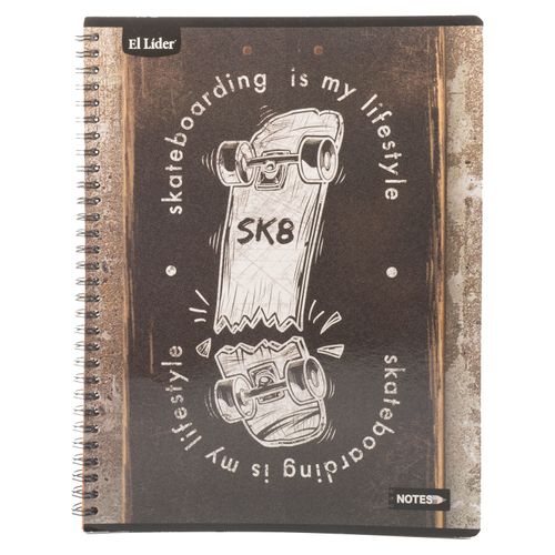 Cuaderno Esp Gde 80H Diseño Masc