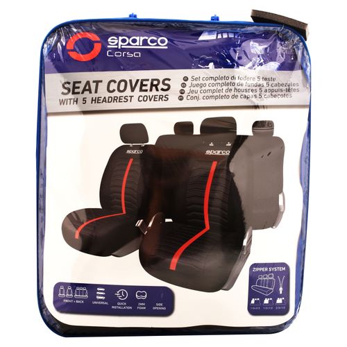 Forro asiento Sparco calidad premium - 5 Pzas
