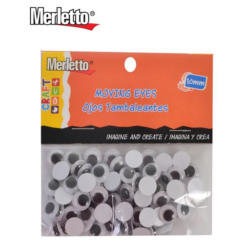 Ojitos Merletto Moviles Blister 1Cm