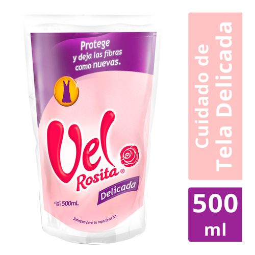 Detergente Líquido Vel Rosita Delicada Doypack 500 ml