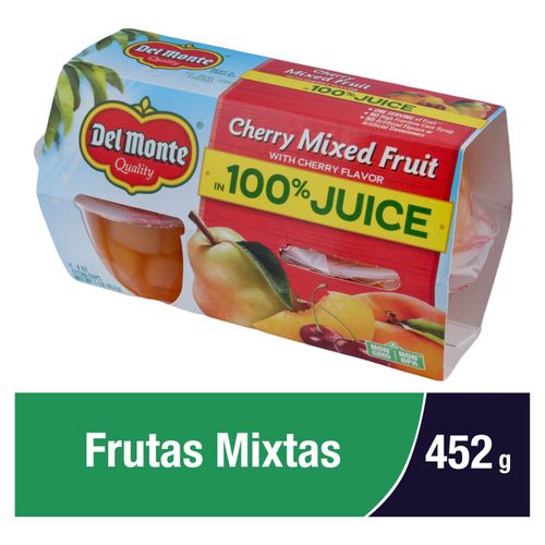 Frutas mixtas Del Monte en trozos - 452 g