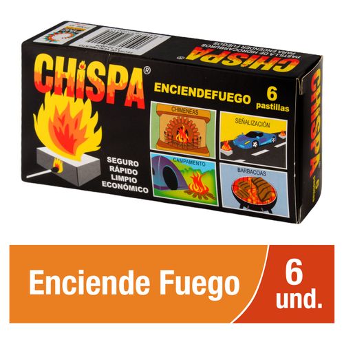 Chispa Enciende Fuego Caja Con 6 Unidades