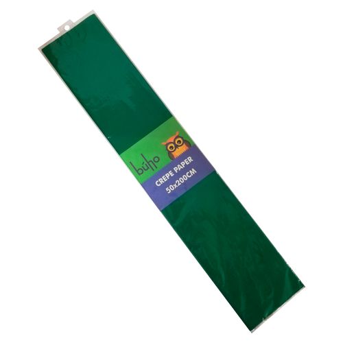 Papel Crepe Buho Verde Blister 1