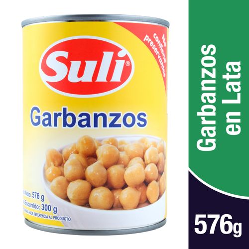 Garbanzos Suli enlatados - 576 g