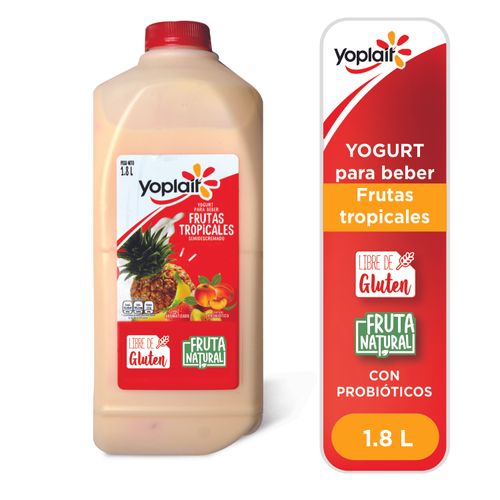 Yogurt Líquido Yoplait Frutas Tropicales -18Lt