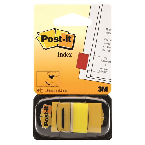 Banderitas Señalizadoras Post-it®Amarillo -50 unidades