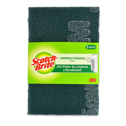 Fibra Verde Limpieza Pesada Scotch-Brite x 1 unidad