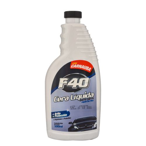 Cera F40 Líquida Carnauba Botella -500ml