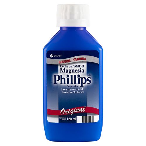 Leche De Magnesia Phillips, Sabor Original -120 ml