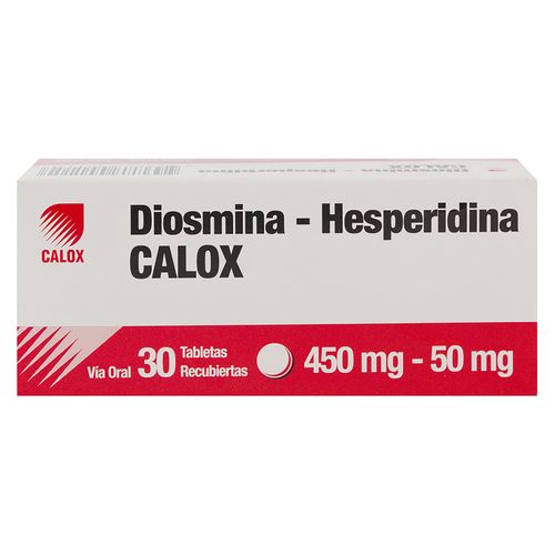 Diosmina+Hesperidina Calox caja 30 comprimidos - Precio indicado por comprimido