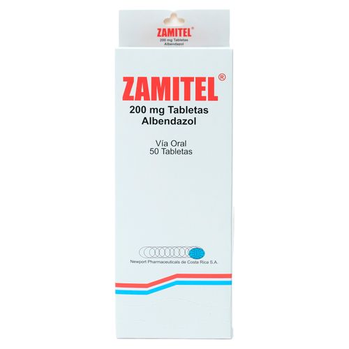 Zamitel Newport Albendazol 200mg, Precio indicado por unidad