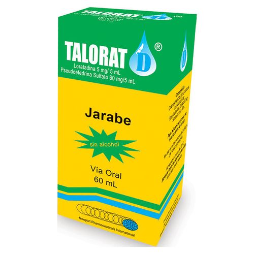 Jarabe Talort Newport loratadina 5mg/ml 60ml