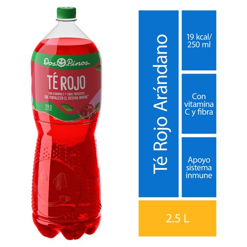 Refresco Dos Pinos Té Rojo Arandano -2500ml