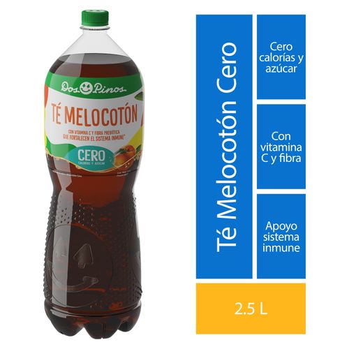 Té Dos Pinos, Melocotón Cero -2500ml