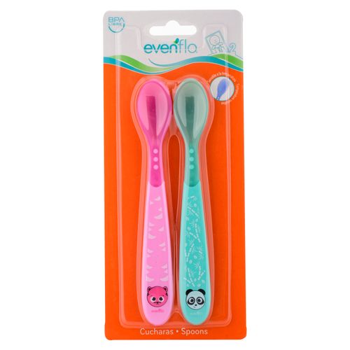 2 Pack Cuchara Evenflo Diseño Pets - 2 Piezas