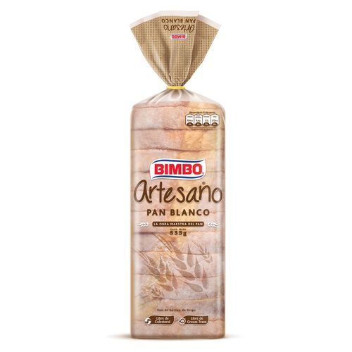 Pan Bimbo artesano blanco mediano - 535 g