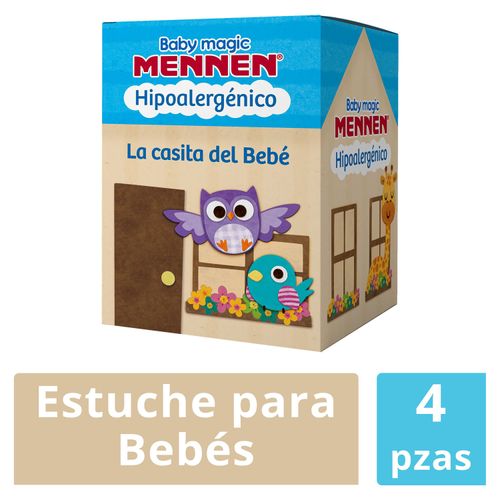 Estuche para bebé Mennen, contiene Baby Magic Jabón, Aceite, Talco, Colonia