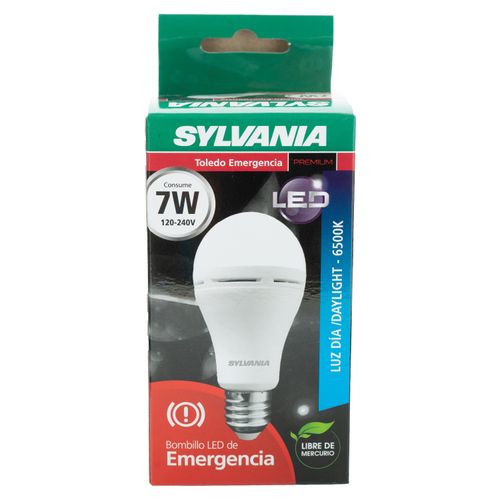 Bombillo Led Emergencia 7W Luz Blanca Sy