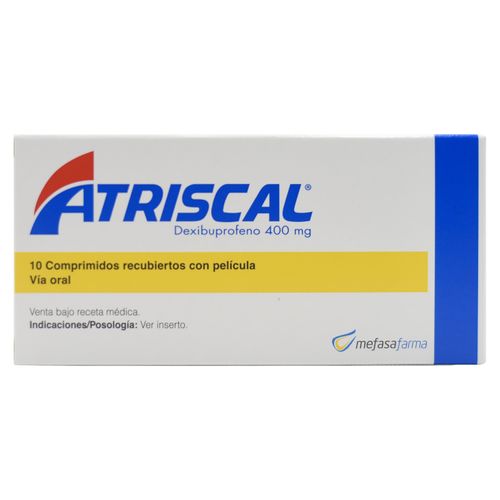 Atriscal 400 Mg, Precio indicado por unidad