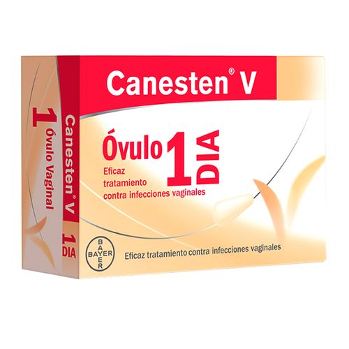 Antimicótico Vaginal Bayern Canesten V 500mg -1 óvulo