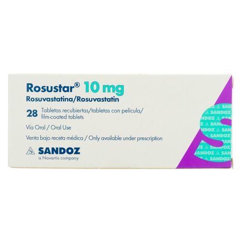 Rosustar 10 mg caja 28 comprimidos - Precio indicado por caja