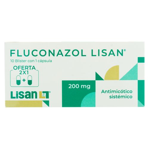 Fluconazol Lisan 200 mg, Precio indicado por unidad