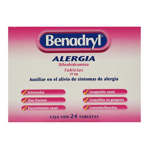 Benadryl 25Mg 24Tab