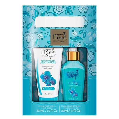 Estuche Maja Aqua Turquesa 60ml Y Crema 80ml
