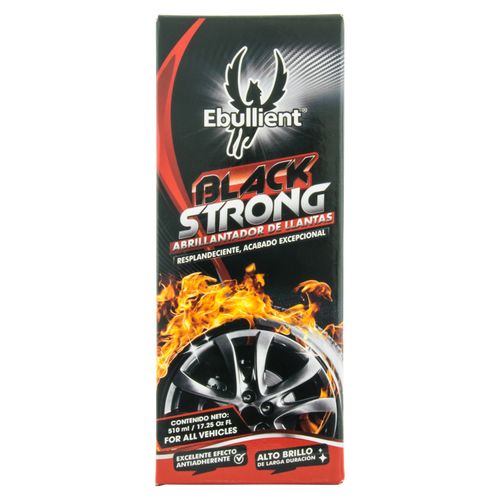 Abrillantador Llantas Ebullient Black Strong -510ml