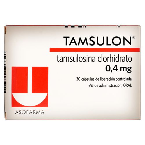Tamsulon 0,4 mg caja 30 comprimidos - Precio indicado por caja