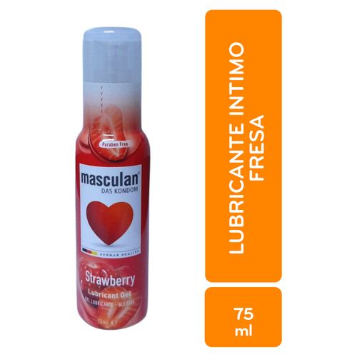 Masculan Gel Lubricante Intimo Fresa -75ml