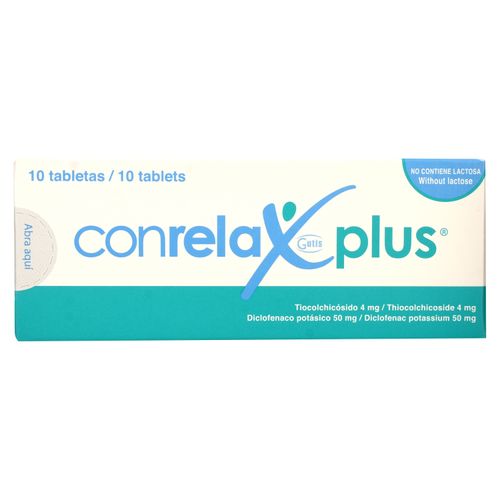 Conrelax Plus caja 10 tabletas - Precio indicado por tableta