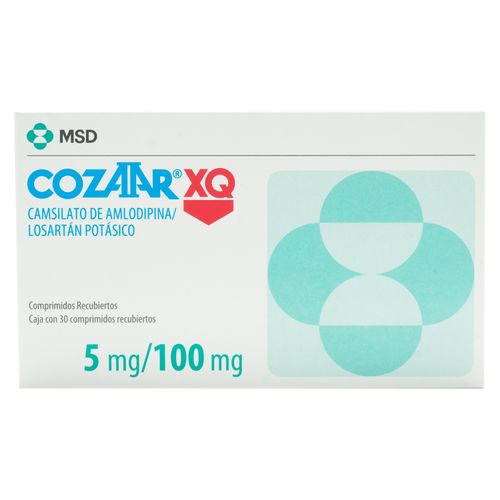 Cozaar Xq Msd 5 Mg/100 Mg X 30 Comprimidos