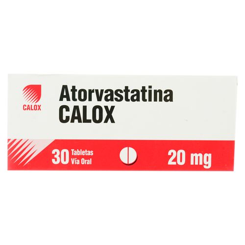 Atorvastatina Calox 20Mg X 30 Tab 1+1 X Caja