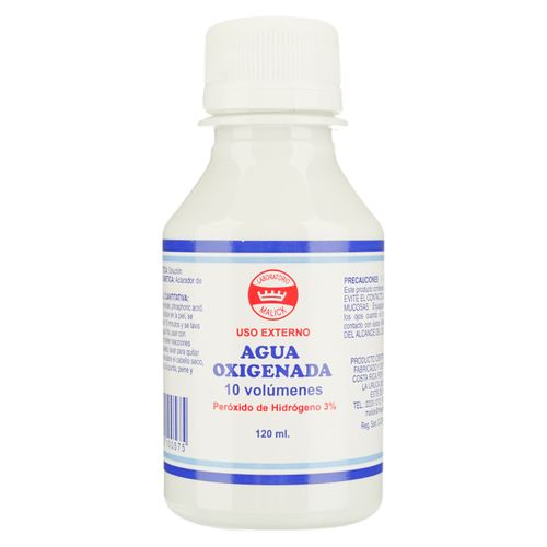 Agua Oxigenada Malick 3% -120 ml