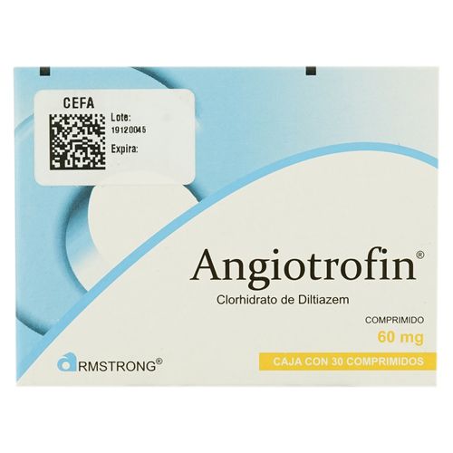 Angiotrofin 60 mg caja 30 comprimidos - Precio indicado por caja
