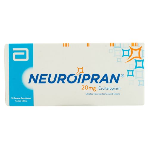 Neuroipran 20 mg caja 30 comprimidos - Precio indicado por caja