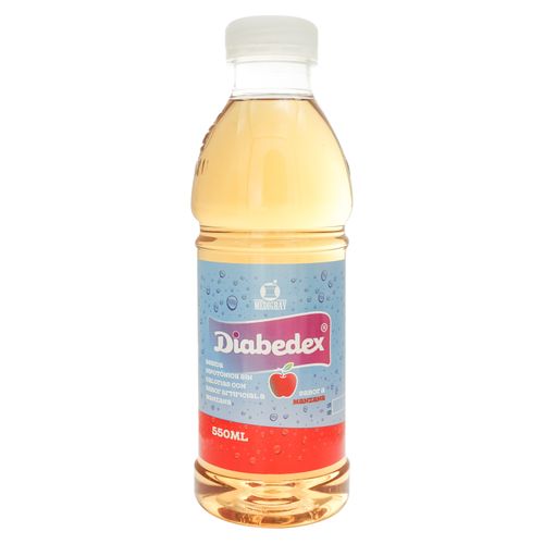 Bebida hipotónica Diabedex sabor a manzana - 550 ml