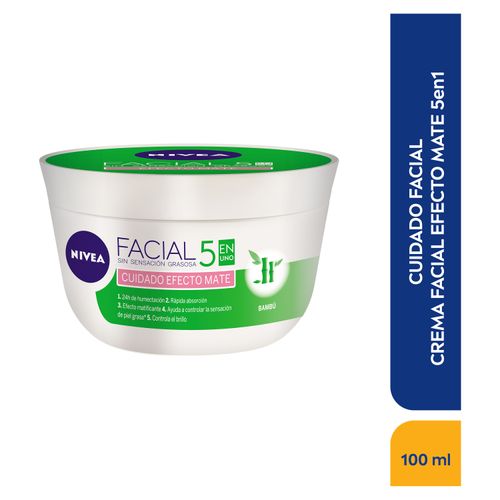 Crema Facial Nivea Efecto Matificante -100ml